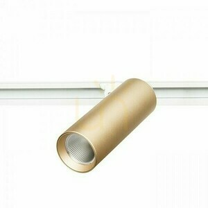 Mavro Strahler für 3 Phasen Schiene Gold 230 V Led 12 W 38° 3000 K small 1