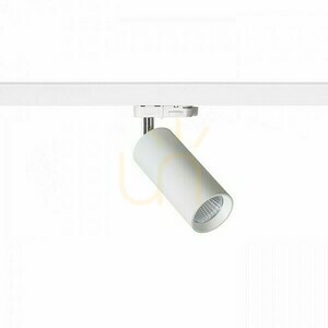 Mavro Strahler für 3-Phasen-Schiene Weiß 230 V Led 12 W 38° 3000 K small 3