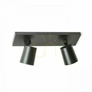 Kenny Ii Schwarz/Gold Anbaulampe 230 V Gu10 2x35 Watt. small 2