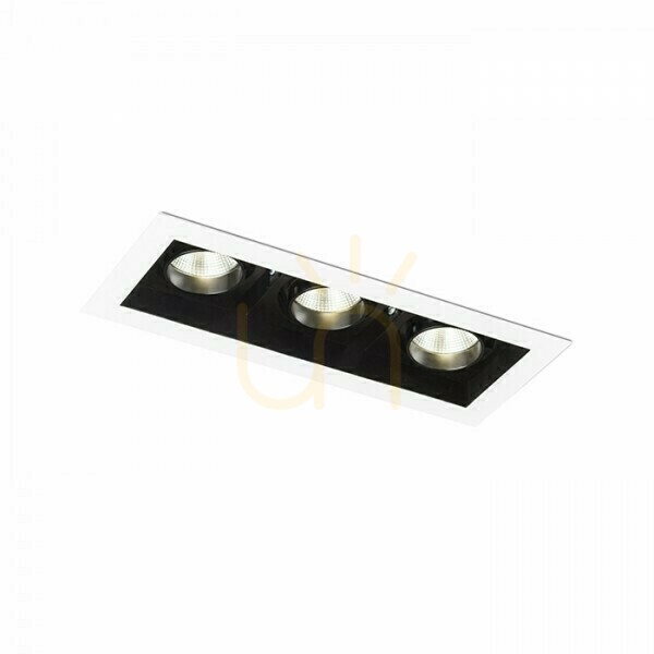 Prüfen Einbauleuchte Rendl BONDY III weiß, LED 3 × 7 W, 3000 K R12858 Einbauleuchte Rendl BONDY III weiß, LED 3 × 7 W, 3000 K R12858