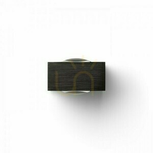 Außenwandleuchte Korso Ii Schwarz Eloxiert 230 V Led 2x3 W 120° Ip54 3000 K small 3