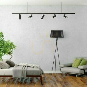 Bahia Strahler für 3 Phasen Schiene Schwarz 230 V Led 28 W 38° 3000 K small 2