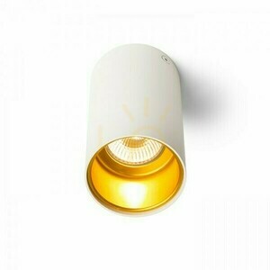 Downlight-Deckenlampe Mattweiß/Gold 230 V Gu10 35 Watt. small 1