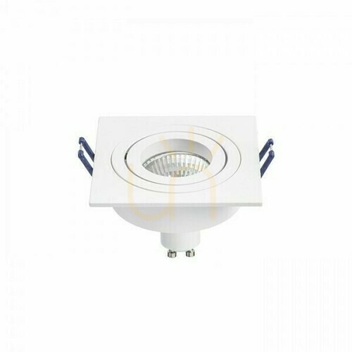 Prüfen Pasadena Gu10 Sq I Weiß 230 V 50 W Einbauleuchte.