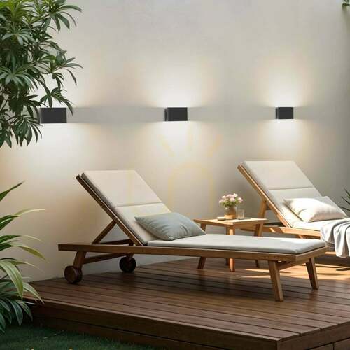 Prüfen Außenwandleuchte CHOIX 175 anthrazit LED 10 W IP54 3000 K R12691 Rendl