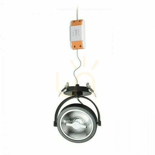 Prüfen Halbeinbau-Strahler Rendl KELLY LED DIMM schwarz 12 W 3000 K 24° R12638