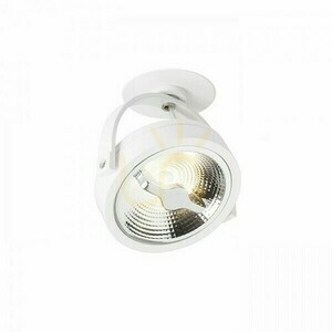 Kelly Led Dimm-Anbauleuchte mit Einbausockel Weiß 230 V 12 W 24° 3000 K small 3