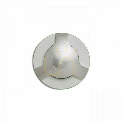 Prüfen Außeneinbauleuchte Kick Iii Gebürstetes Aluminium 230 V Led 3 W Ip54 3000 K