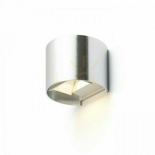 Prüfen Tito R Außenwandleuchte Gebürstetes Aluminium 230 V Led 6 W Ip54 3000 K