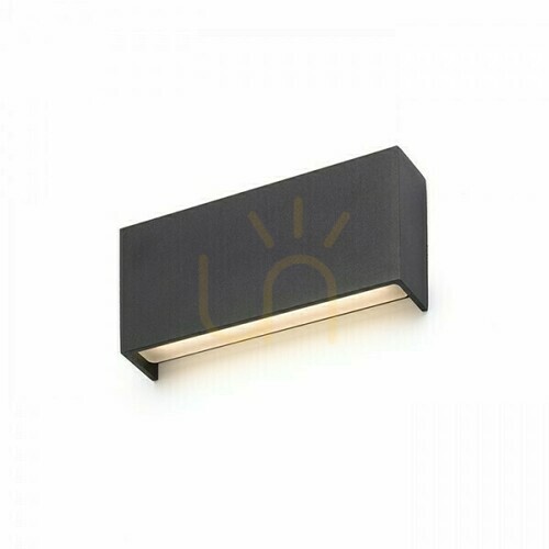 Prüfen Außenwandleuchte Torino Schwarz 230 V Led 2x5 W Ip54 3000 K
