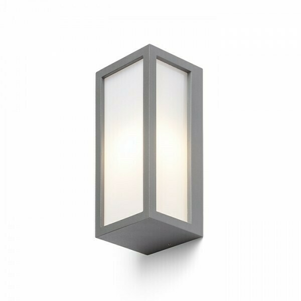Lampă de perete Durant lampă de perete gri argintiu 230 V E27 18 W Ip54