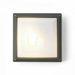 Wandleuchte Delta 215 Aufputz Anthrazit 230 V E27 18 W Ip54 small 2