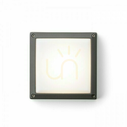 Prüfen Wandleuchte Delta 145 Aufputz Anthrazit 230 V Gx53 9 W Ip54