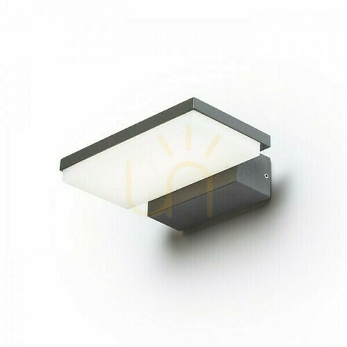 Prüfen Wandleuchte Xylo Wandleuchte Anthrazit 230 V Led 8 W Ip54 3000 K