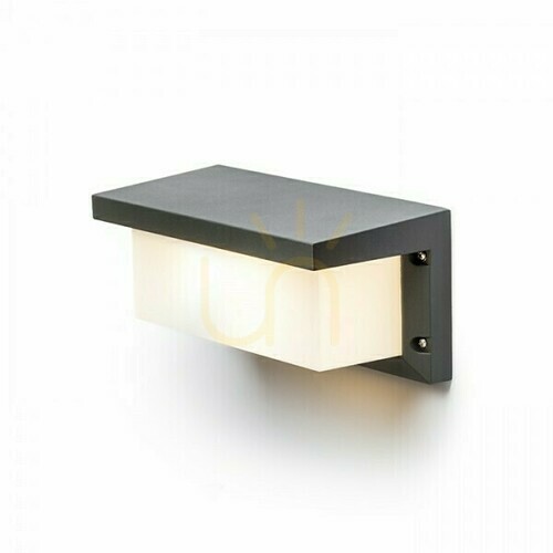 Prüfen Rendl HIDE RC Außenwandleuchte Anthrazit E27 15 W IP54