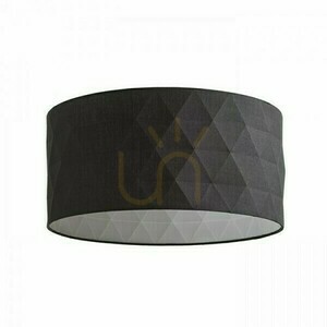 Textil-Lampenschirm Rendl JAKARANDA 40 schwarz, max. 28 W small 1