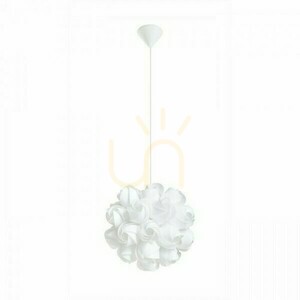 Coco White Pcv Pendelleuchte 230 V E27 28 W. small 2