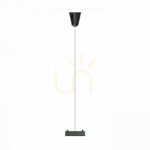 Beleuchtungsschiene 1 F 2m Pendel Kit Schwarz small 3