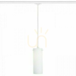 Claudia Pendelleuchte für Schiene 3 Phase Milchglas 230 V E27 15 W. small 1