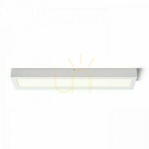 Strukturelle Led-Anbaulampe 60x15 Weiß 230 V 22 W 3000 K small 1