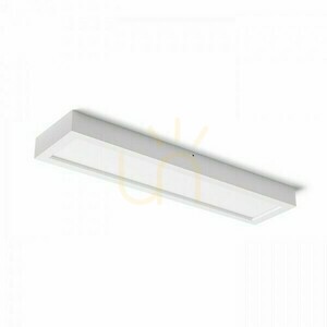 Strukturelle Led-Anbaulampe 60x15 Weiß 230 V 22 W 3000 K small 2
