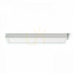 Strukturelle Led-Anbaulampe 60x15 Weiß 230 V 22 W 3000 K small 3