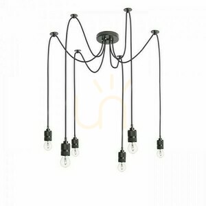 Cindy Vi Pendelleuchte Schwarz 230 V E27 6x42 W. small 4