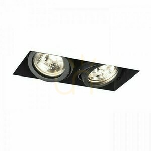 Electra Ii Einbauleuchte Schwarz 12 V G53 2x50 W. small 0