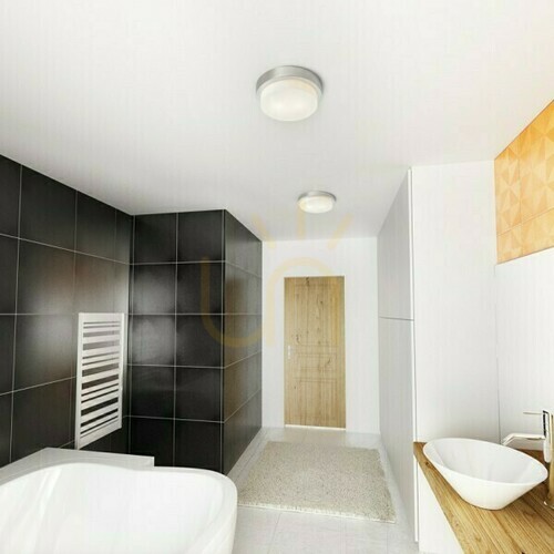 Prüfen Gorra Badezimmer-Deckenleuchte Nickel Matt 230 V E14 2x40 W Ip44