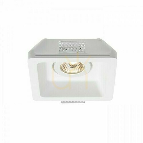 Prüfen Einbauleuchte Dino Sq Gu10 Directional Gypsum 230 V 35 W.