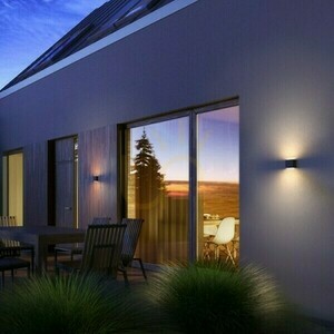 Außenwandleuchte Choix 114 Wand Anthrazit 230 V Led 2x3 W Ip54 3000 K small 2