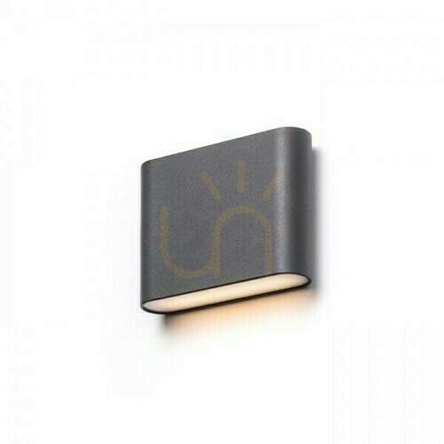Prüfen Außenwandleuchte Choix 114 Wand Anthrazit 230 V Led 2x3 W Ip54 3000 K