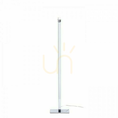 Prüfen Plaza Stehleuchte Weiß Chrom 230 V E27 42 W.