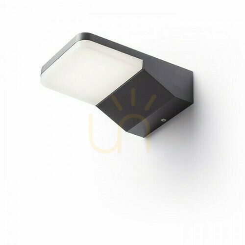 Prüfen Wandleuchte Virgo Wandleuchte Anthrazit 230 V Led 9 W Ip65 3000 K