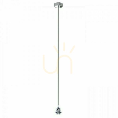 Prüfen Rendl HEX Pendelset R11943 Grau/Chrom E27 15 W