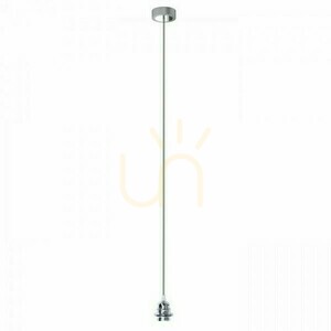Rendl HEX Pendelset R11943 Grau/Chrom E27 15 W small 1