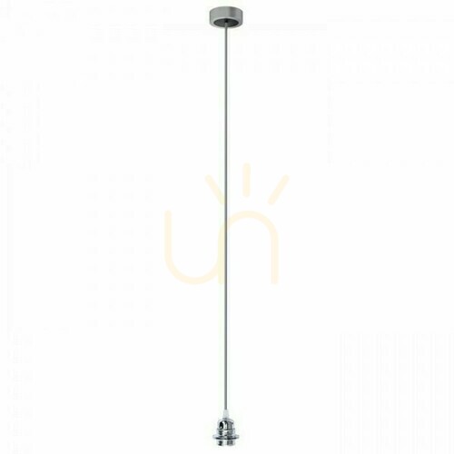 Prüfen HEX Pendel-Set für Lampenschirme Rendl SGB+GC+CHF+BC1 silbergrau E27 max. 15 W 230 V