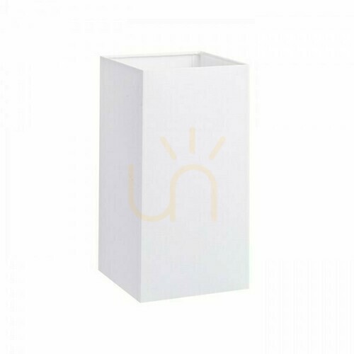 Prüfen Lampenschirm, Tempo 15/30 Polycotton Weiß/Weiß Pvc Max lampshade. 28 W