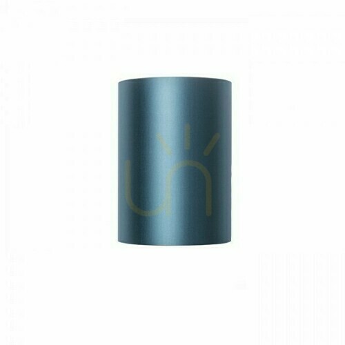 Prüfen Lampenschirm Rendl RON 15/20 Monaco Petrolblau / silbernes PVC R11811, max. 28 W