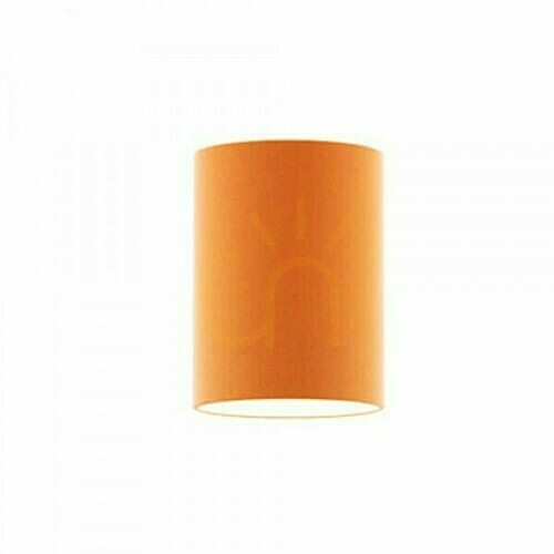 Prüfen Schirm, Lampenschirm Ron 15/20 Chintz Orange/Weiß Pvc Max. 28 W