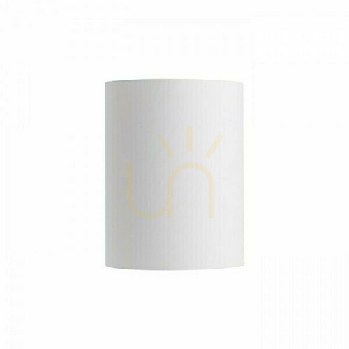 Prüfen Lampenschirm, Ron 15/20 Polycotton Weiß/Weiß Pvc Max lampshade. 28 W