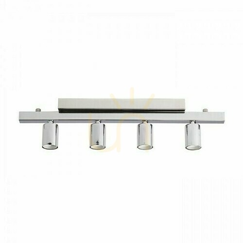 Prüfen Lampenschirm, Lampenschirm Rallong Iv Ceiling Base Chrome 230 V E27 4x42 W.