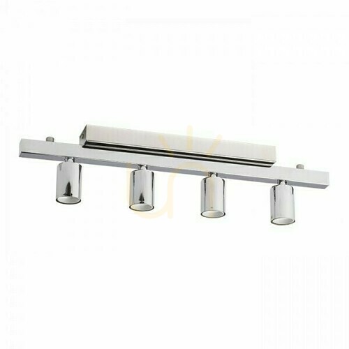 Prüfen Lampenschirm, Lampenschirm Rallong Iv Ceiling Base Chrome 230 V E27 4x42 W.