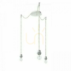 Lampenschirm, Lampenschirm Kombix 3 Hängeset Chp+Tk+Cho 230 V E27 3x28 W. small 1