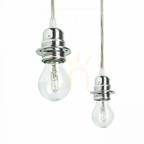 Prüfen Lampenschirm, Lampenschirm Kombix 6 Hängeset Bp+Tk+Cho 230 V E27 6x28 W.