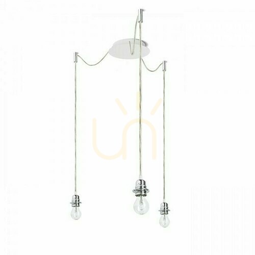 Prüfen Lampenschirm, Lampenschirm Kombix 3 Hängeset Bp+Tk+Cho 230 V E27 3x28 W.