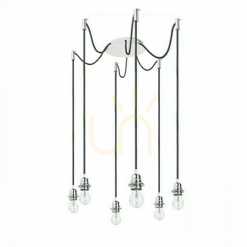 Prüfen Lampenschirm, Lampenschirm Kombix 6 Hängeset Bp+Ck+Cho 230 V E27 6x28 W.