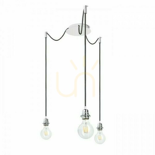 Prüfen Lampenschirm, Lampenschirm Kombix 3 Hängeset Bp+Ck+Cho 230 V E27 3x28 W.