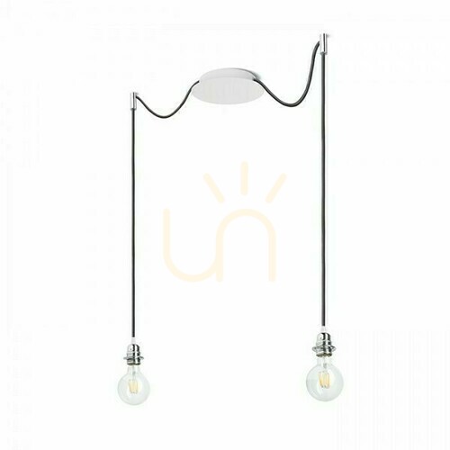 Prüfen Lampenschirm, Lampenschirm Kombix 2 Hängeset Bp+Ck+Cho 230 V E27 2x28 W.