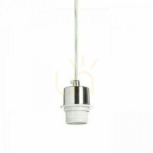 Lampenschirm, Lampenschirm Mehr 60 Deckenleuchte Sockel Chrom 230 V E27 3x42 W. small 1